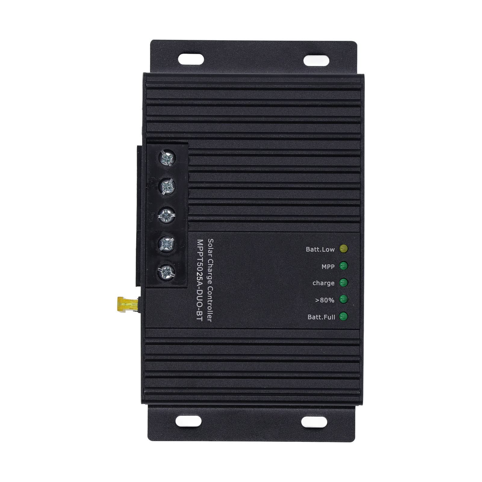 MPPT Solar Charge Controller 25A - Dual Battery Charging for RV, Boat, Off-Grid Systems | High Efficiency 12V/24V Auto Switch | Weatherproof Design