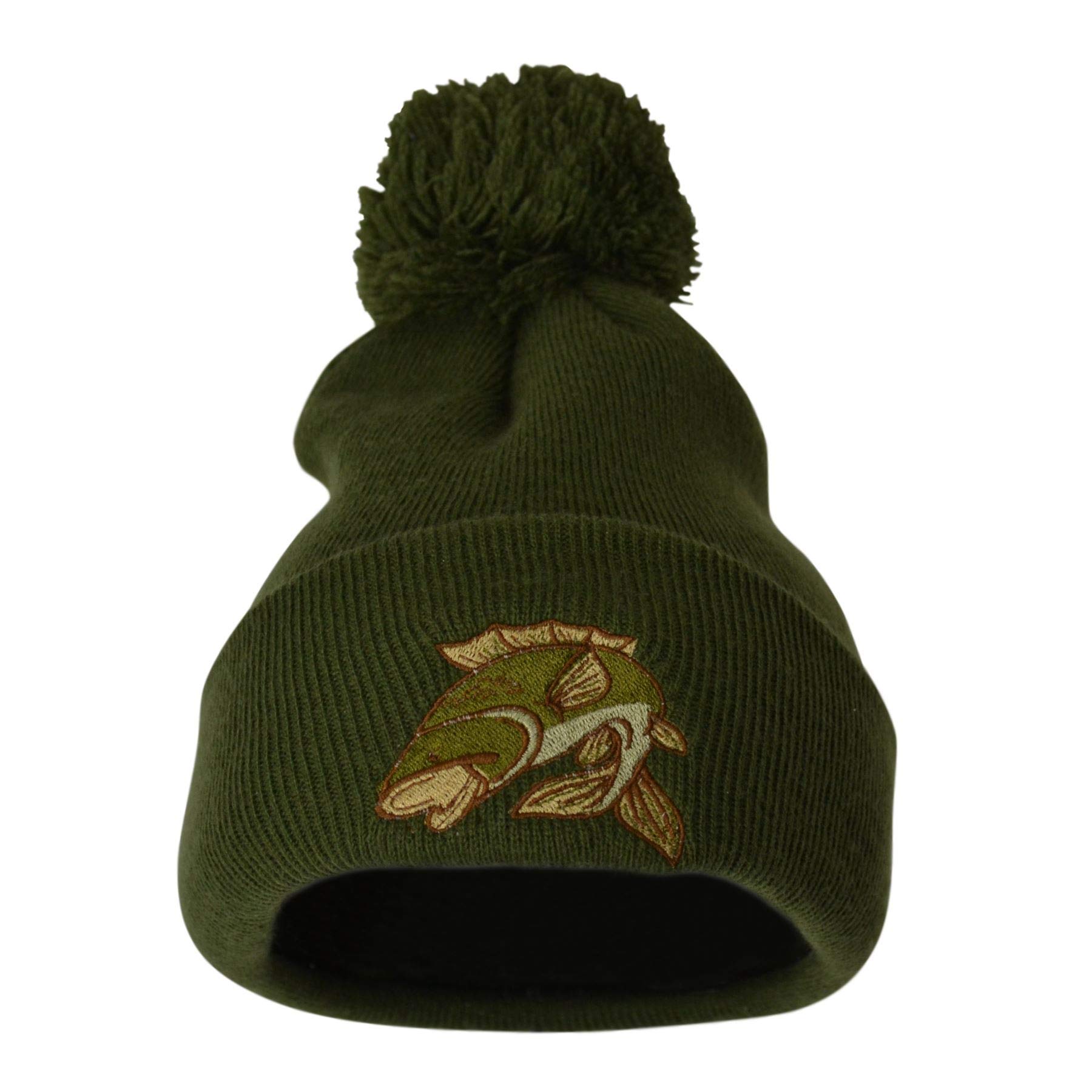 Bang Tidy Fishing Beanie Hat for Men - Warm Knit Cap with Embroidered Carp Design - Perfect Gift for Anglers & Outdoor Enthusiasts - Ideal for Fishing, Hunting & Winter Activities