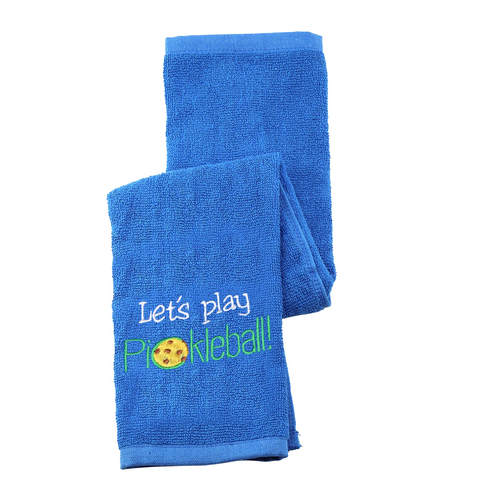 Premium Embroidered Pickleball Towel - 'I'd Rather Be Playing Pickleball' Sports Hand Towel | Perfect Gift for Pickleball Players | Great for Courtside, Gym & Outdoor Games
