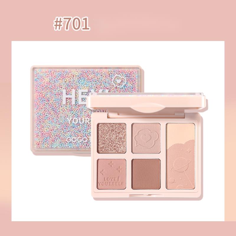 GOGOTALES 6-Color Mini Eyeshadow Palette - Long Lasting, Highly Pigmented, Blendable Makeup for Everyday & Party Looks