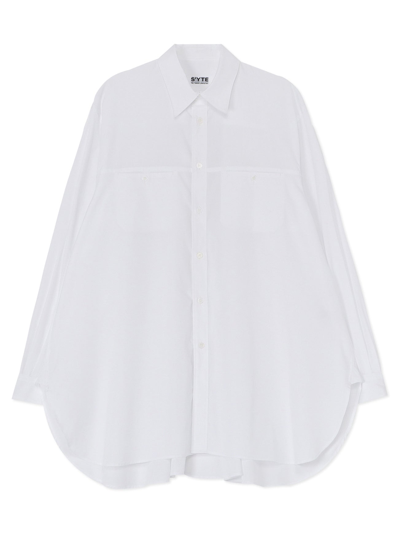 Stylish Cotton Broadcloth Shirt with Elegant Back Drape Detail - Perfect for Office Wear & Casual Outings