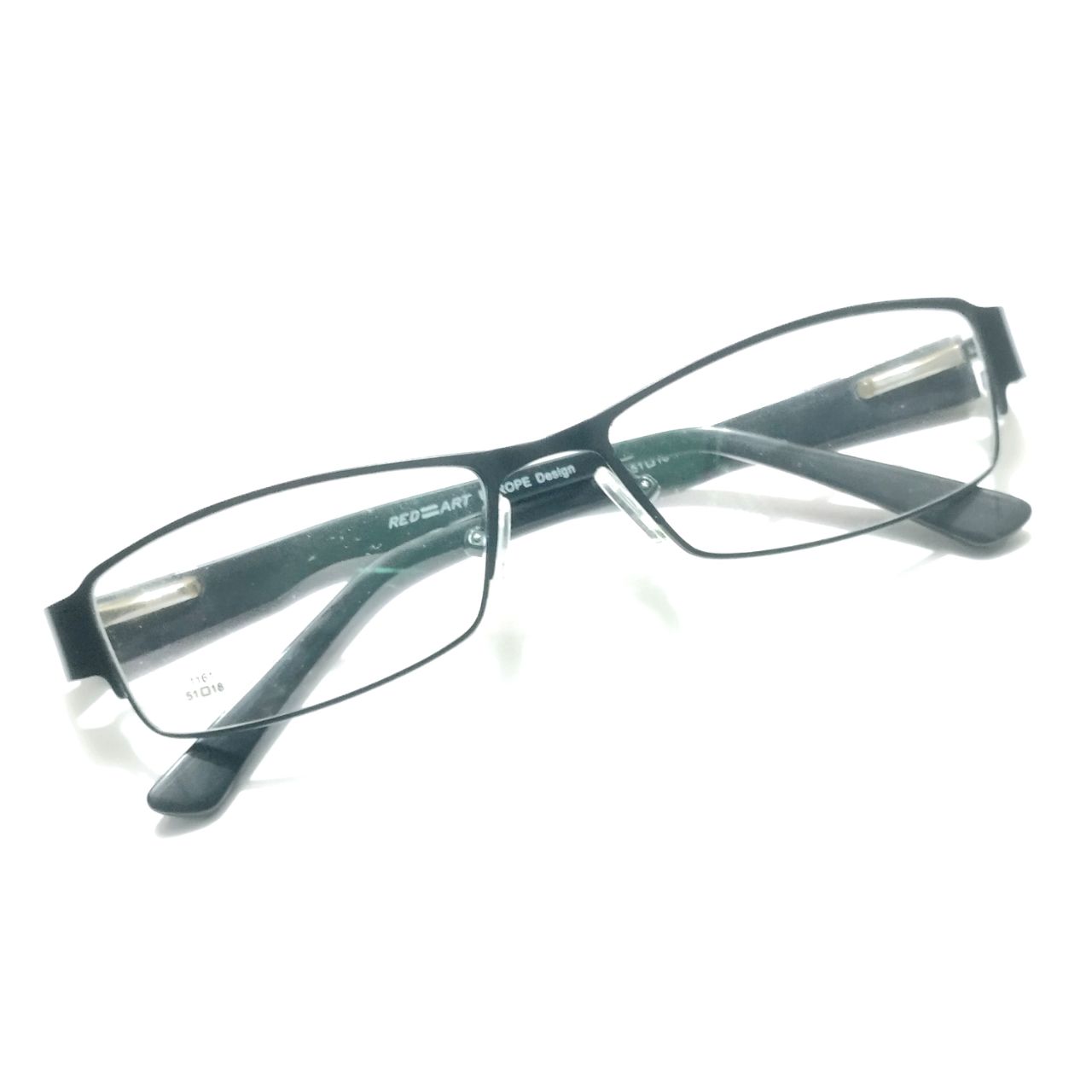 Stylish Black Rectangle Full Frame Glasses R1161 - Trendy Eyewear for Men & Women - Perfect for Reading, Driving & Everyday Fashion
