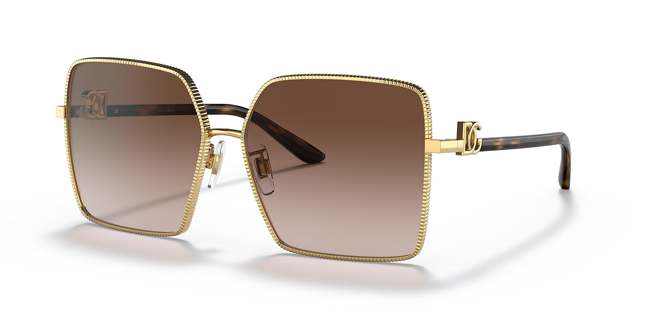 Dolce & Gabbana Women's Fashion Sunglasses - Round Frame UV Protection Luxury Designer Shades for Women - Perfect for Beach, Driving & Outdoor Activities