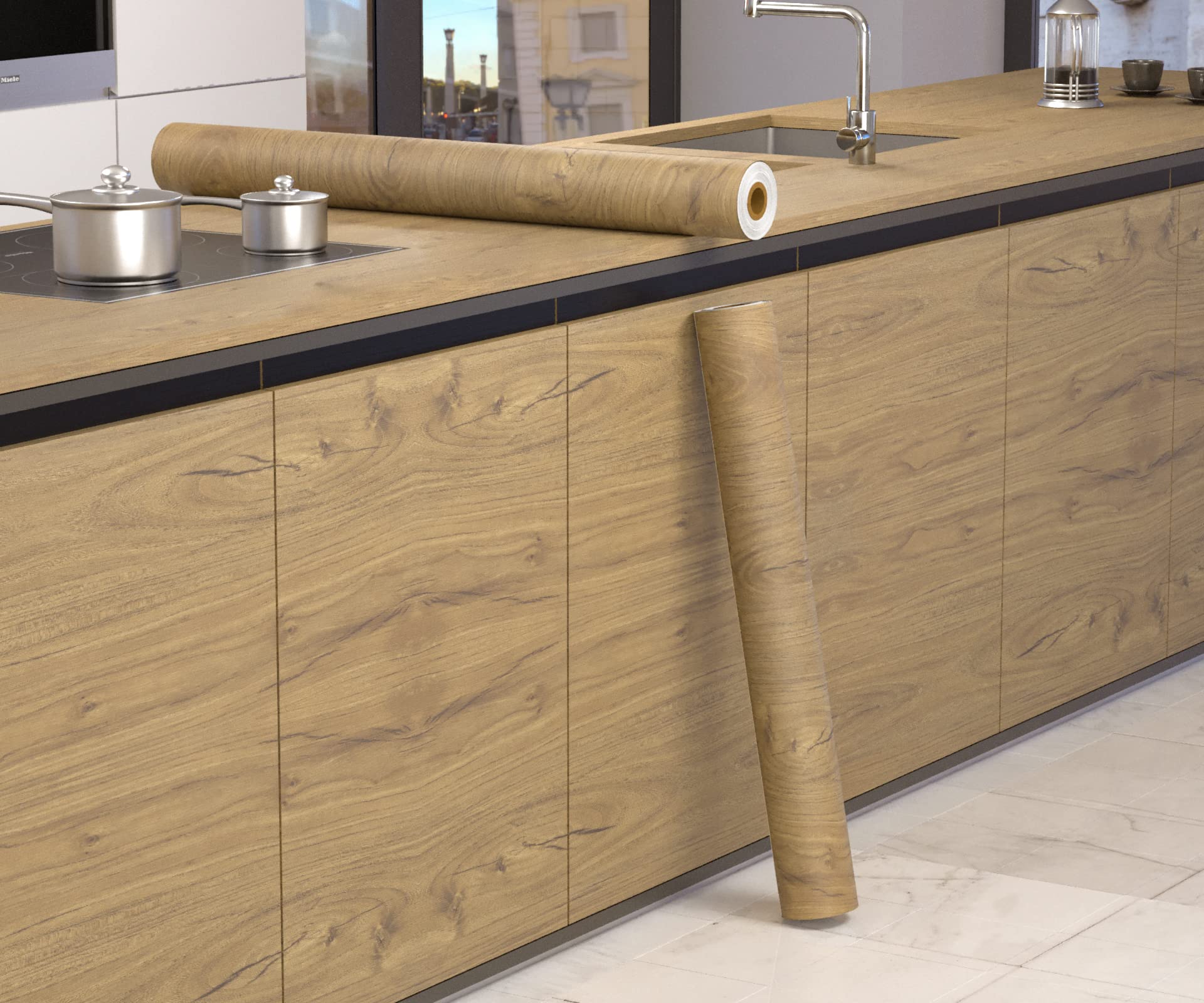 Oxdigi Self-Adhesive Wood Contact Paper - 16