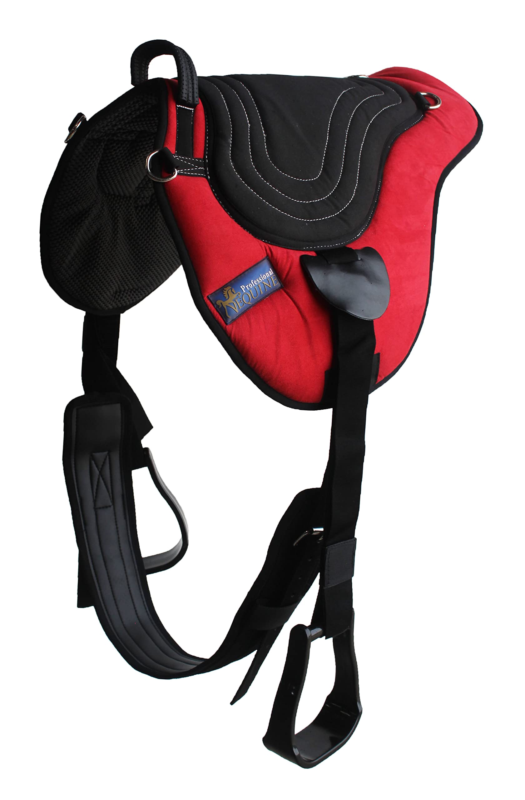 Premium Western Neoprene Anti-Slip Bareback Saddle Pad with Cinch - Non-Slip Grip for Secure Riding - Ideal for Trail Riding, Training & Horseback Adventures