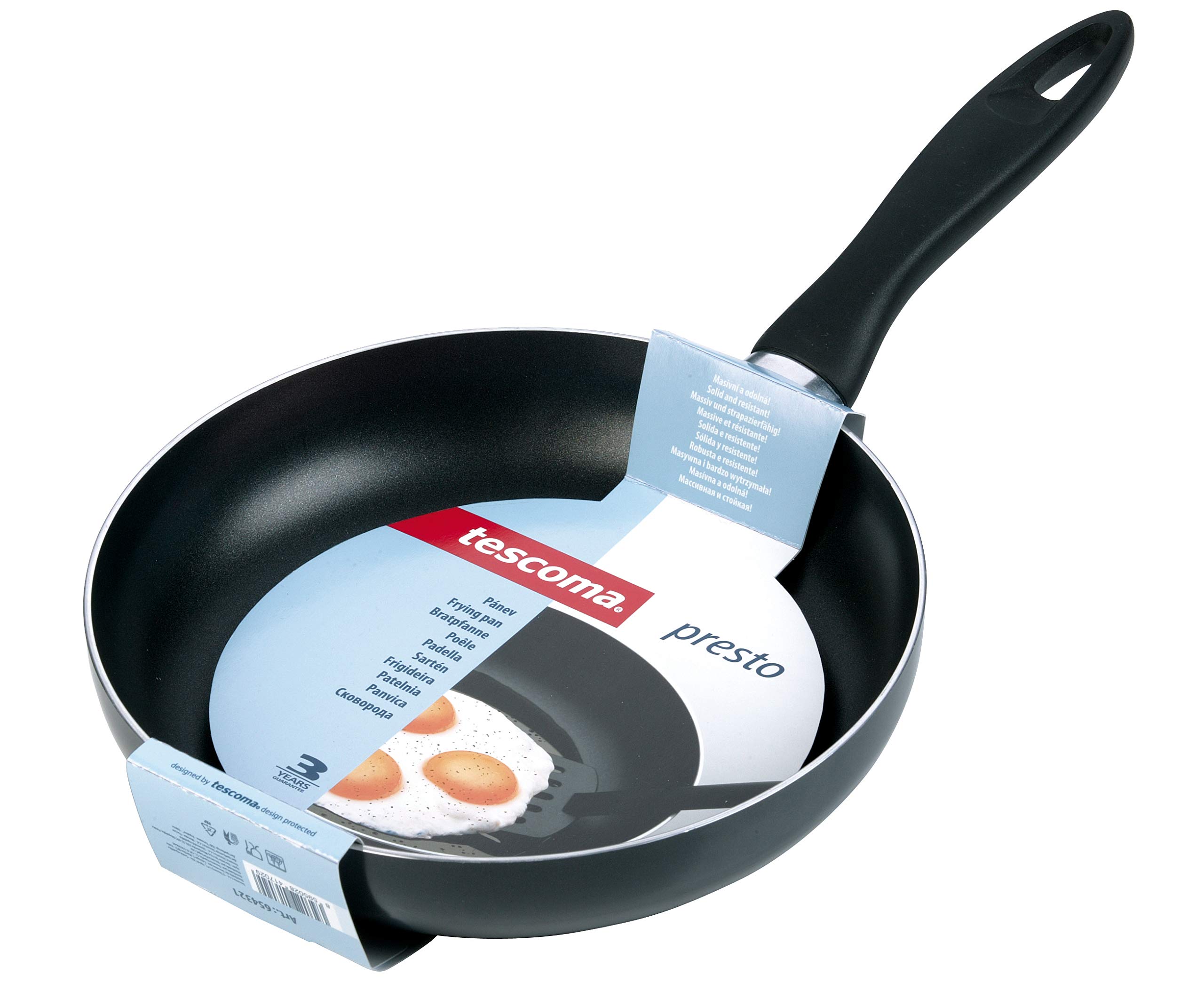 Tescoma Presto 24 cm Non-Stick Frying Pan - Premium Induction Compatible Skillet for Sauteing, Frying & Cooking - Perfect for Home Kitchen & Professional Use