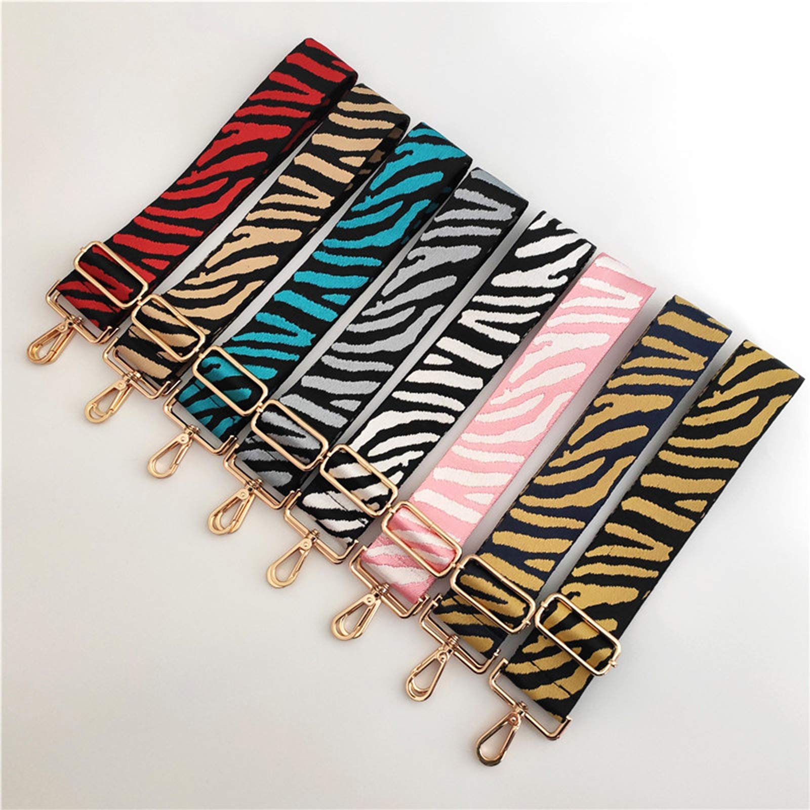 Adjustable Pink Zebra Print Crossbody Bag Strap Replacement - Fashionable Handbag Strap Extender for Women | Perfect for Everyday Use, Travel & Shopping