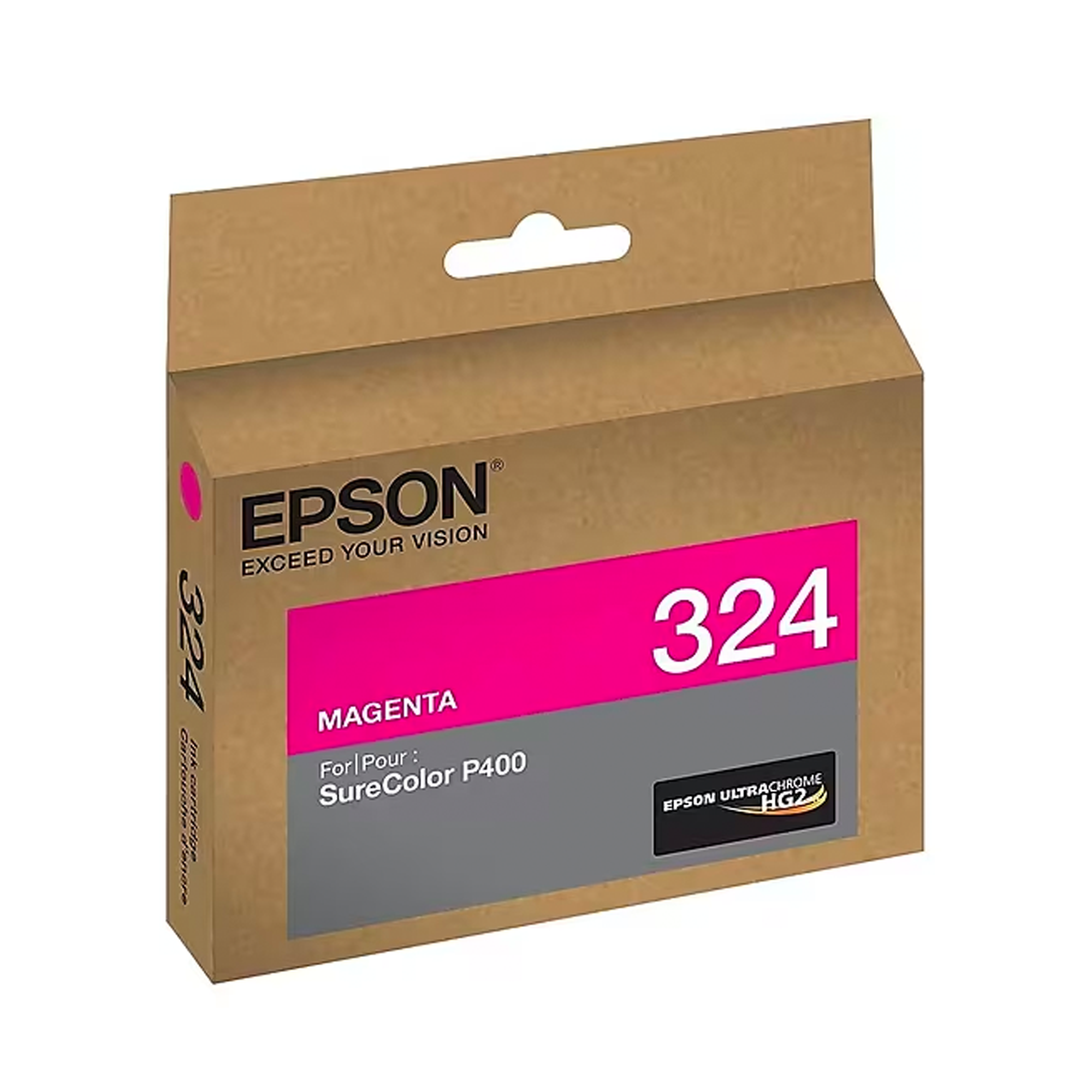 Epson T324 UltraChrome HG2 Magenta Ink Cartridge (14mL) - Compatible with SureColor P400 Printer | High-Quality Photo Printing for Home & Professional Studios