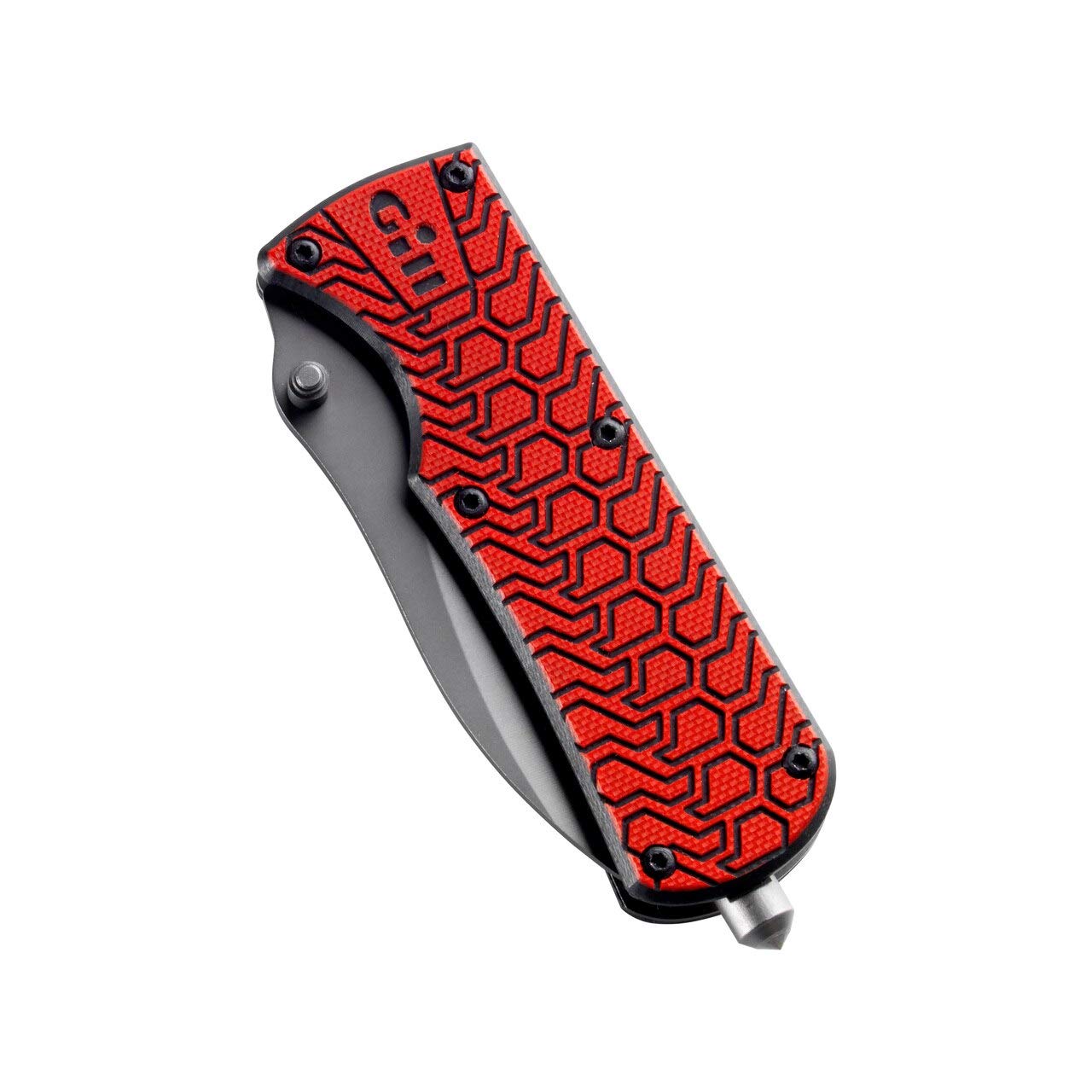 Gill Folding Personal Rescue Knife - Compact Safety Tool for Camping, Hiking & Emergency Situations | Red