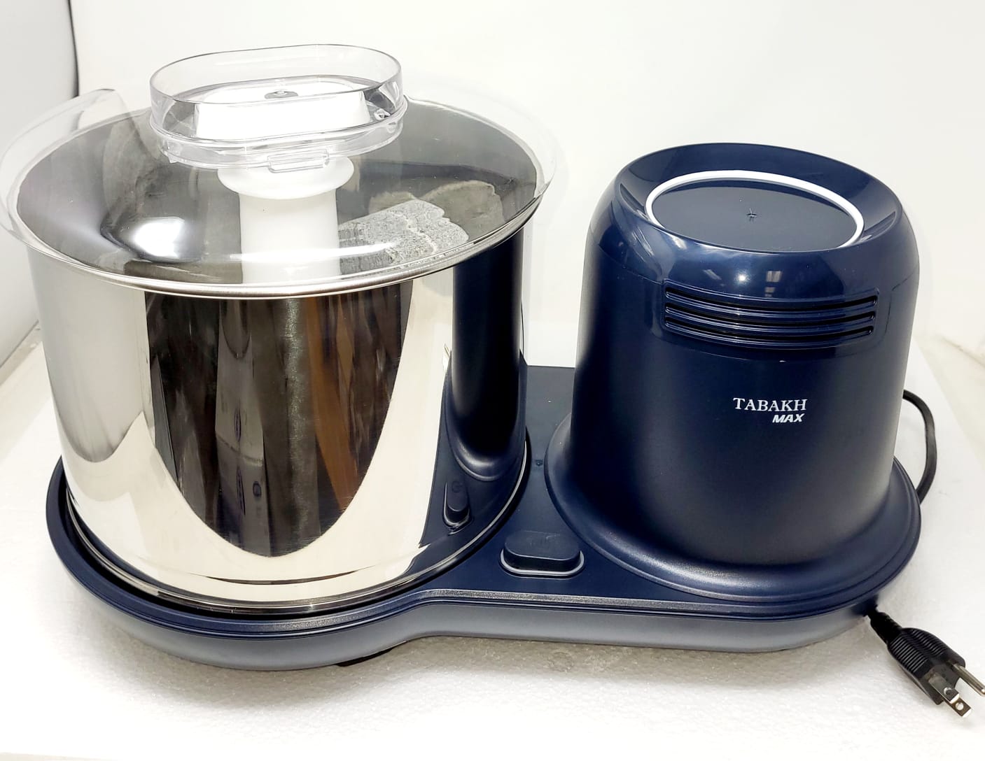 Premium Tabakh Max 2 Liter Stone Wet Grinder with Atta Kneader & Coconut Scraper - 110V Electric Grinder for Indian Cooking, Dosa Batter & Idli - Perfect for Home Kitchens & Commercial Use