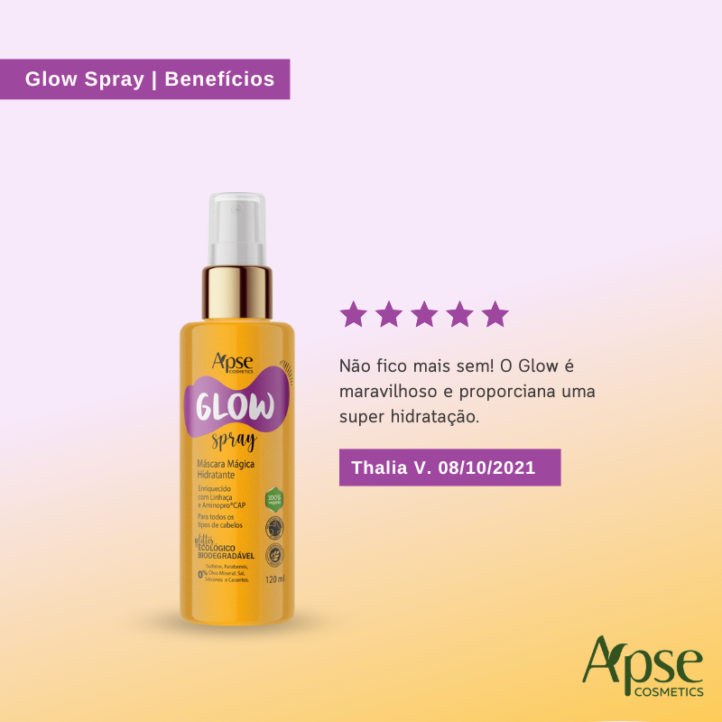 Apse Cosmetics Glow Spray Magic Hydrating Mask 4 fl oz - Deep Conditioning Treatment for Dry Skin | Hydrating Face Mist for Day & Night Use, Perfect for Travel & On-the-Go Skincare