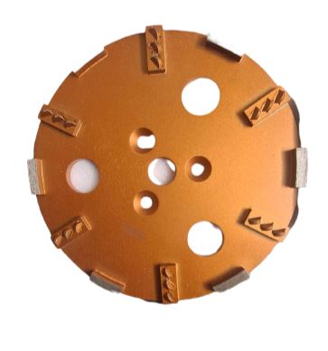 Aiko 12-Segment Diamond Cup Wheel for Concrete Grinding - Premium Carbide Grit - Model DCW ACW12 12DC - Perfect for Masonry, Stone & Tile Work