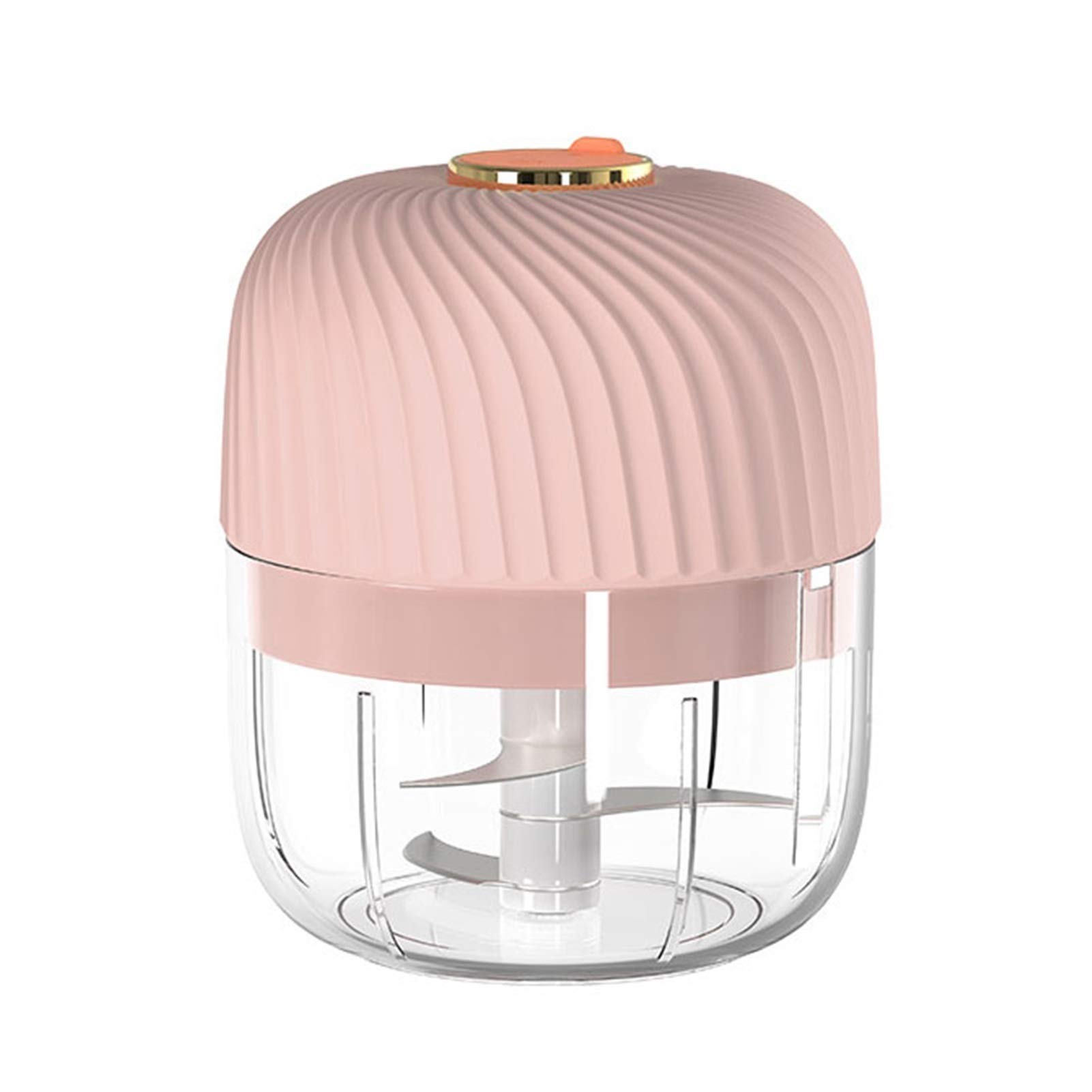 Electric Garlic Chopper Mini - 250ML Small Food Processor for Garlic, Pepper, Chili, Nuts & Meat - Perfect for Kitchen, Camping & Quick Meal Prep (Color: A)