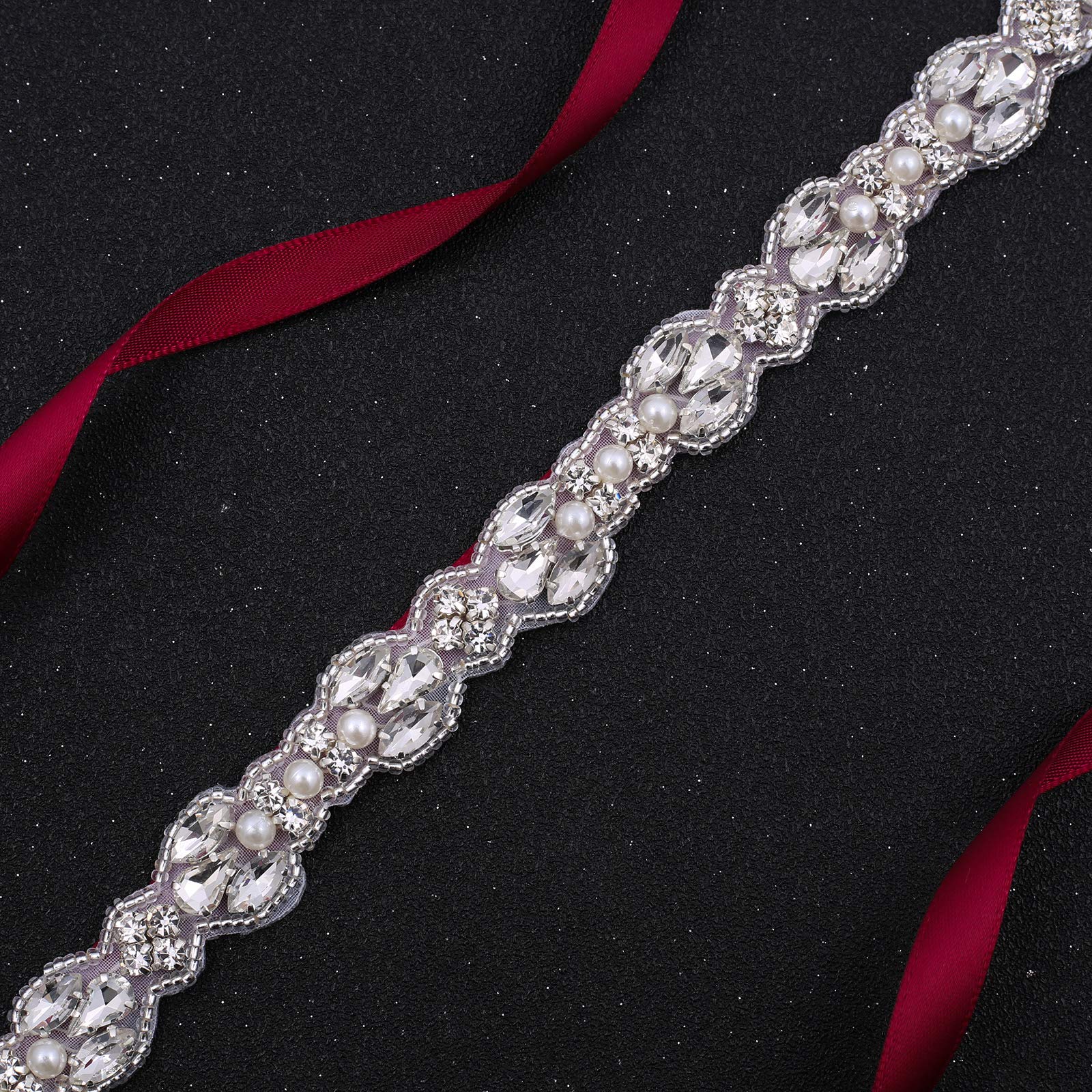 Sparkling Rhinestone Wedding Sash Belt for Women - Crystal Bridal Belt for Evening Gowns, Prom Dresses & Special Occasions | Perfect for Bridal Showers, Weddings & Formal Events