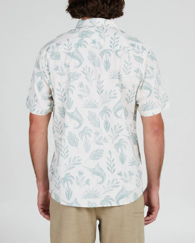 Salty Crew Broadbill Woven Shirt for Men - Comfortable Fishing & Outdoor Performance Shirt - Perfect for Boating, Hiking, and Summer Adventures