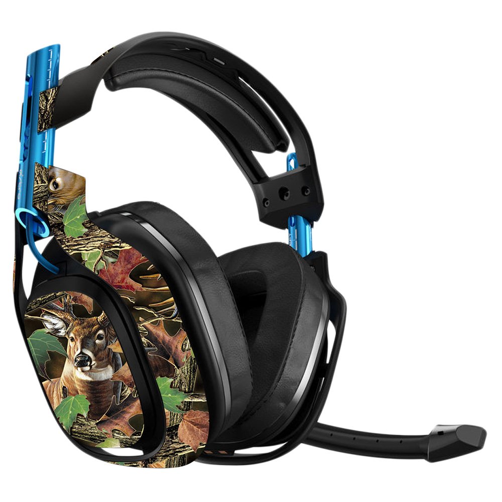 MightySkins Vinyl Decal Wrap Cover for Astro A50 3rd Gen Gaming Headset - Buck Camo Design | Protective, Durable & Customizable Skin | Easy to Apply & Remove | Made in USA | Perfect for Gaming, Streaming & Personalization