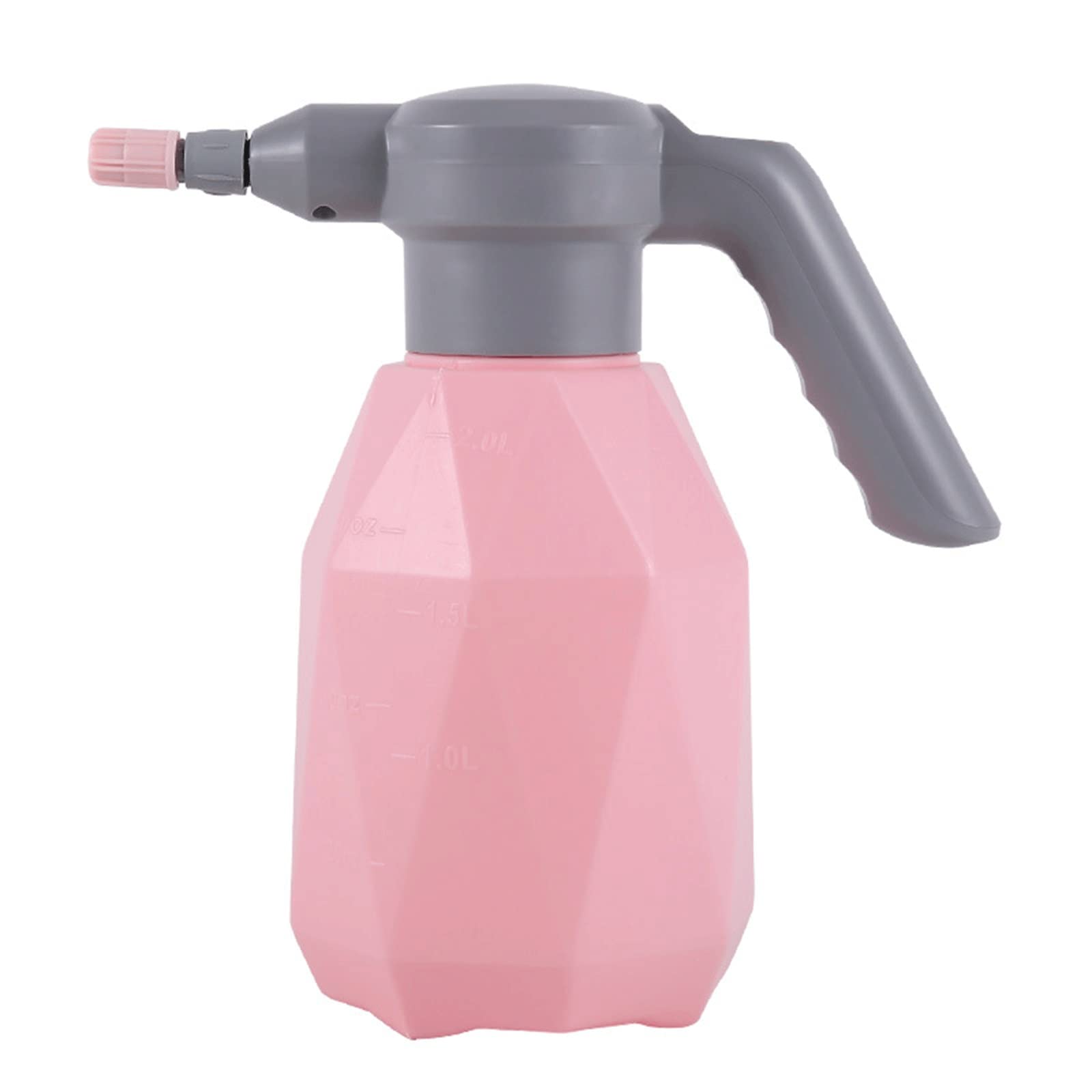 Feijia 2L Rechargeable Electric Garden Sprayer - Automatic Plant Watering Bottle with Adjustable Nozzle for Fertilizing, Cleaning & Pest Control - Ideal for Indoor Plants, Lawns & Gardening (Pink)