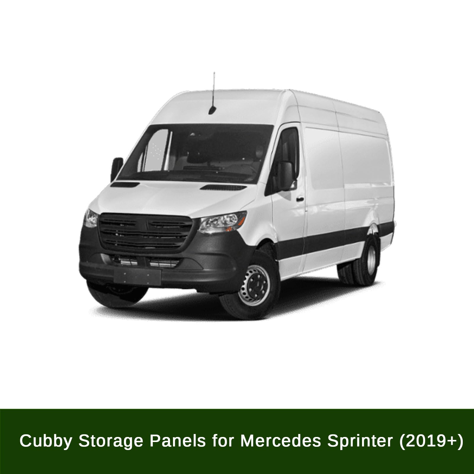 2019-2024 Mercedes-Benz Sprinter Door Panels & Cubby Shelf Kit - Complete Rear & Sliding Door Set for Van Organization & Storage Solutions | Perfect for Cargo Van Conversion, Camping & Work Vehicle Customization