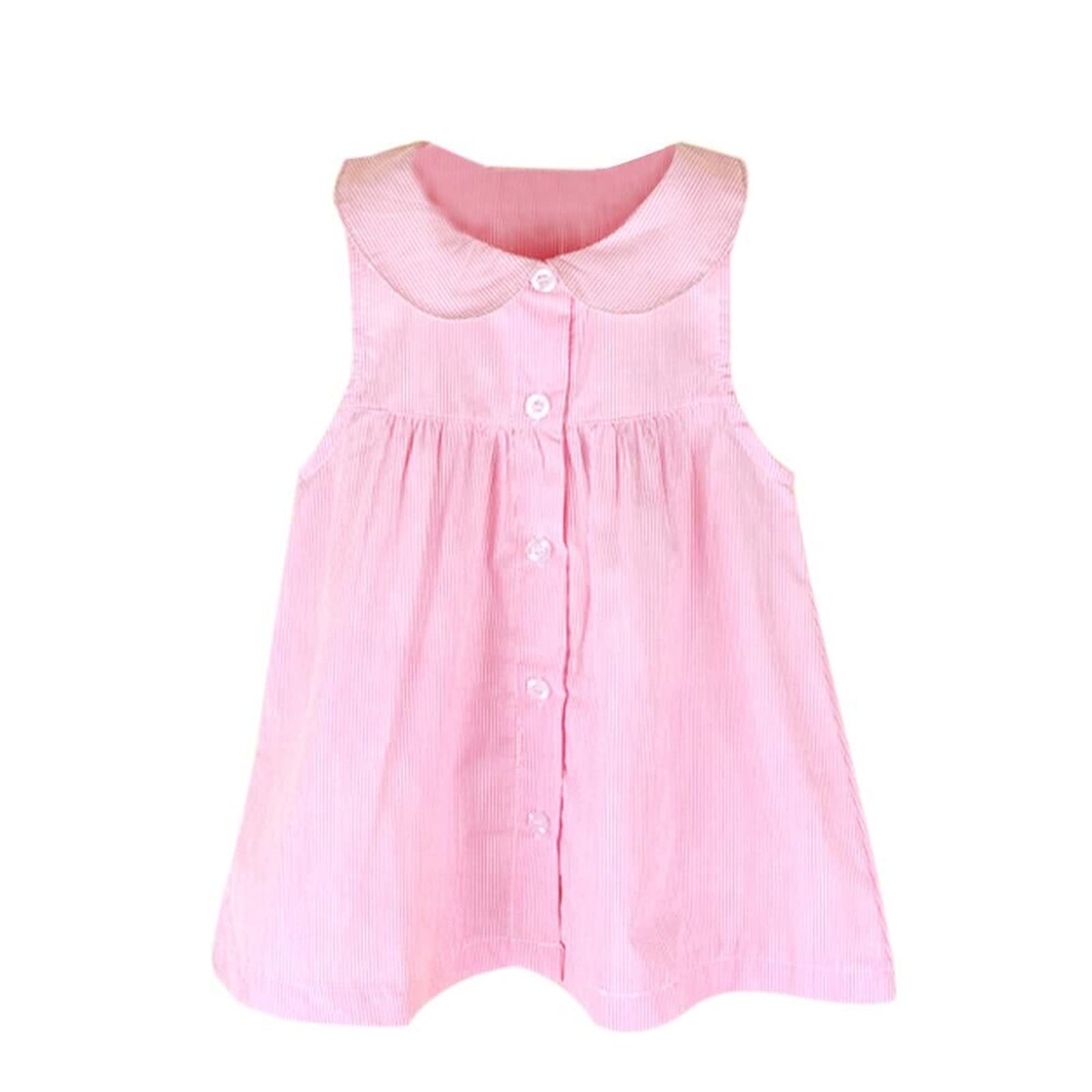**LISfsa Baby Girl Party Dresses - Summer Striped Toddler Princess Dress & Skirt Set for Casual Wear, Birthday, Photo Shoots & Special Occasions**