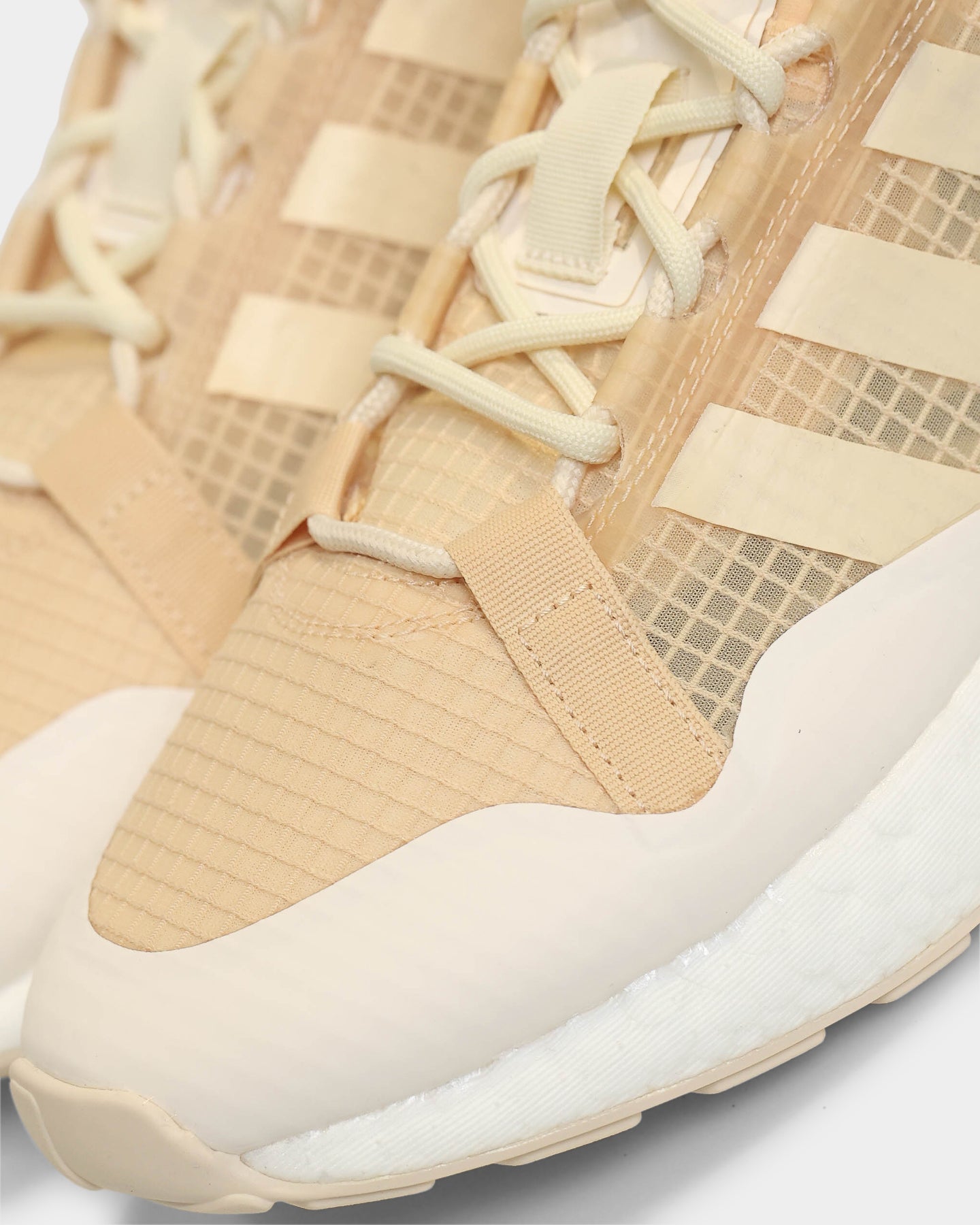 Adidas Women's ZX 2K Boost Running Shoes - Pure Halo Amber/Halo Ivory/Cream White | Lightweight Comfort for Jogging, Gym & Casual Wear