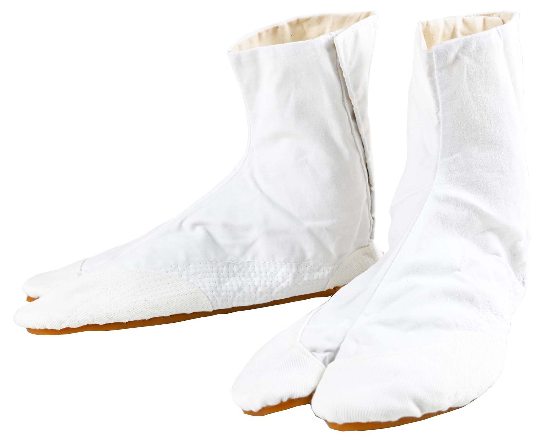 Unisex White Work Tabi Shoes with 7 Clasps - No. 8003 | Comfortable & Durable for Martial Arts, Cosplay & Traditional Japanese Wear