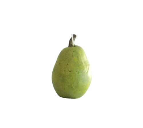 Realistic Green Pear-Shaped Scented Candle - Perfect for Home Decor, Romantic Dinners & Relaxing Bath Time