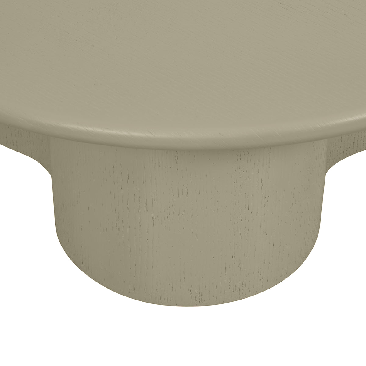 Modern Artie Wave Coffee Table - Mid Century Design, Glass Top & Wood Base - Perfect for Living Room, Lounge, or Office Decor