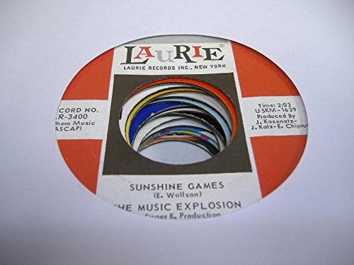 THE MUSIC EXPLOSION 45 RPM Sunshine Games / Can't Stop Now - 复古黑胶唱片，派对音乐收藏，提升家庭聚会氛围