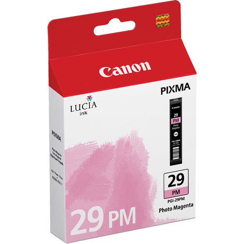 Canon PGI 29 Ink Cartridge - Photo Magenta for Pixma PRO 1 Printer | High-Quality Photo Printing | Ideal for Professional Photography & Art Prints