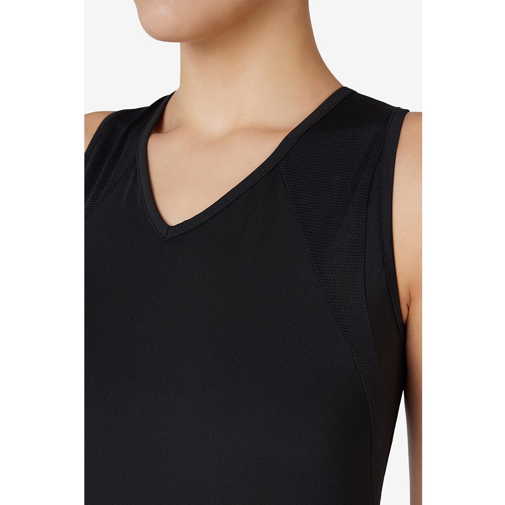 Fila Women's Essentials Full Coverage Sports Tank Top - Black | Workout, Yoga & Casual Wear