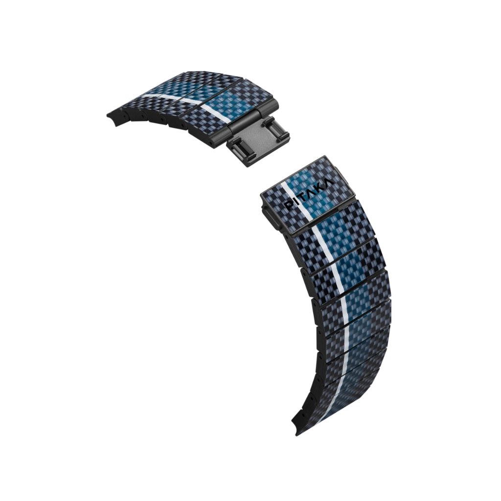 Premium Carbon Fiber Watch Band for Apple Watch Series 8/7/6/SE - Lightweight & Durable Replacement Strap for Workout, Running & Everyday Use
