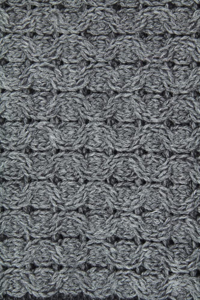 Aran Crafts Women's Irish Cable Knit 100% Merino Wool Long Cardigan with One Button - Cozy Winter Sweater for Casual Outfits & Office Wear