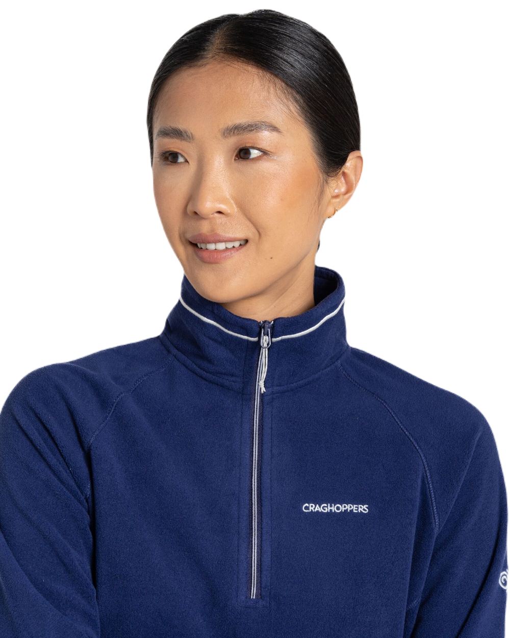 Craghoppers Women's Miska Half Zip Fleece Jacket - Warm & Comfortable Outdoor Pullover for Hiking, Camping & Casual Wear