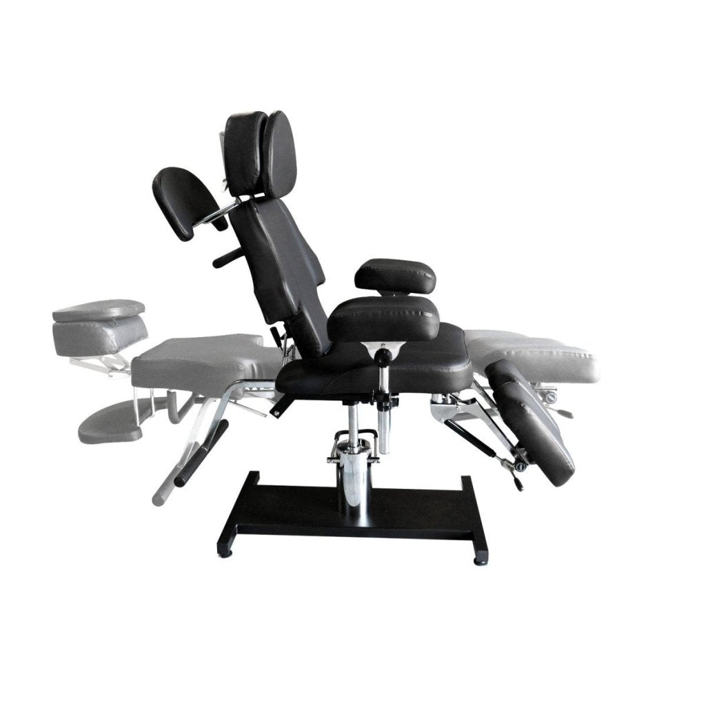 Premium Adjustable Hydraulic Tattoo Chair - Professional Tattoo Artist Stool with Ergonomic Design & Smooth Height Adjustment - Perfect for Tattoo Studios, Body Art Shops & Permanent Makeup Clinics
