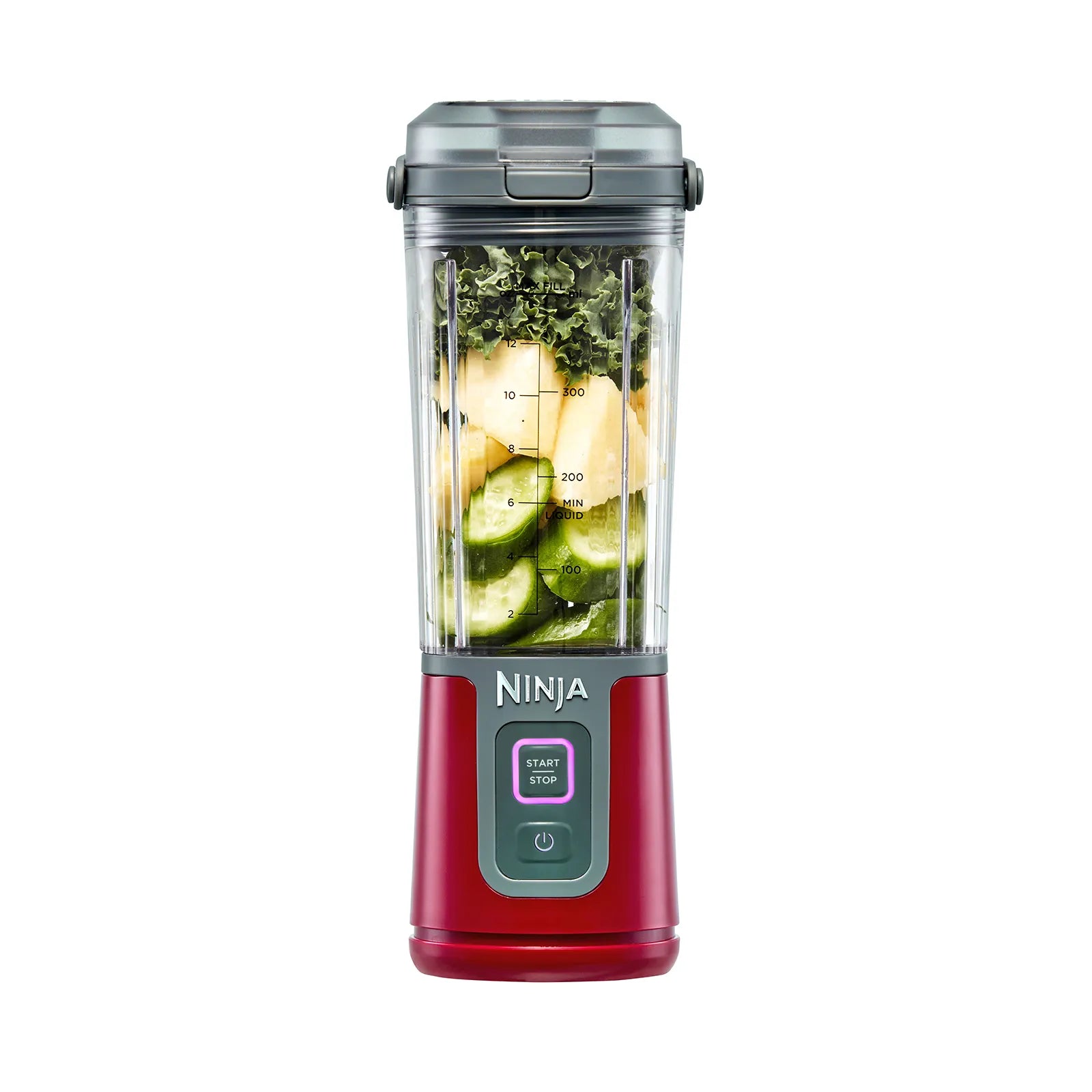 Ninja Blast Portable Blender - 500W Powerful Personal Smoothie Maker, USB Rechargeable Travel Blender for Shakes, Juices & Protein Drinks - Perfect for Gym, Office & Outdoor Adventures