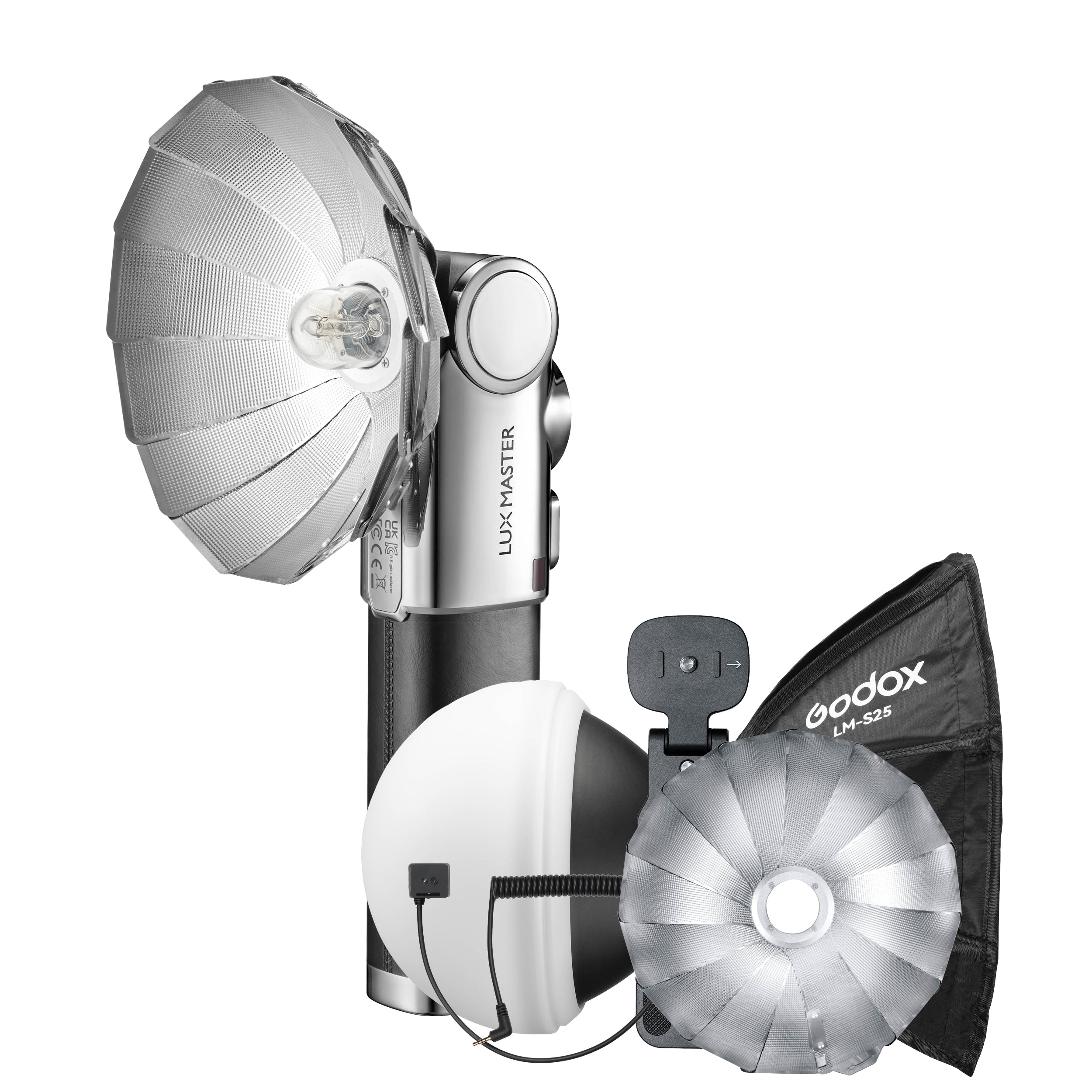 GODOX LUX Master Retro Speedlite Flash Complete Kit - Vintage Style Camera Flash with Wireless Trigger - Perfect for Wedding, Portrait & Studio Photography