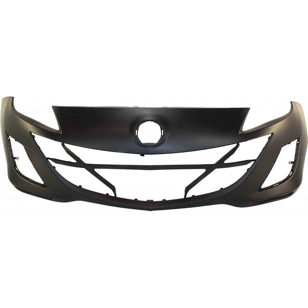Primed Front Bumper Cover for 2010 Mazda 3 2.0L - CAPA MA1000223 | BCW850031JBB | Perfect Fit Replacement for Collision Repair & Auto Restoration