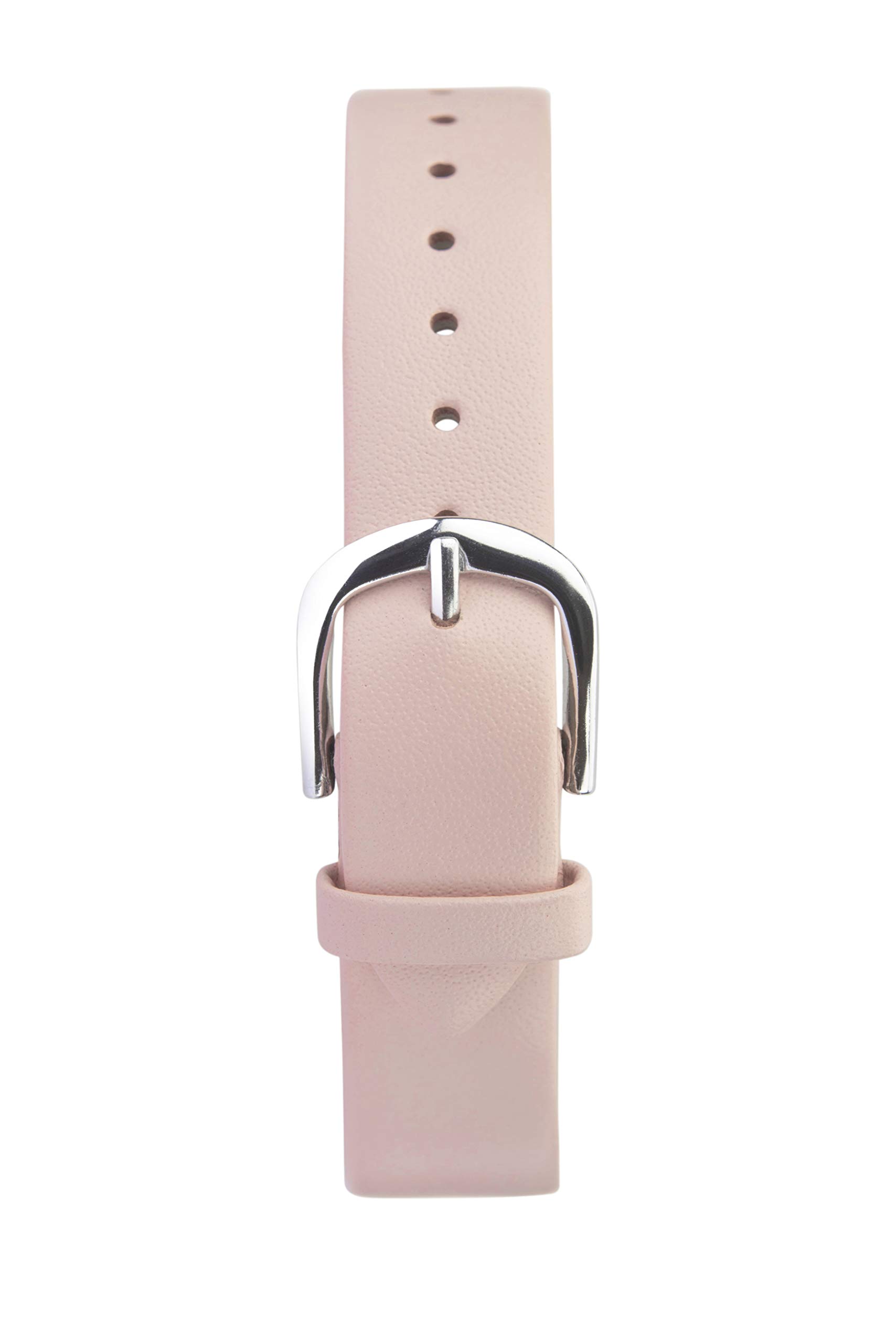 Sekonda Women's 30mm White Stone Set Dial Watch with Roman Numerals & Pink Leather Strap 2760 - Perfect for Office, Date Night & Everyday Wear