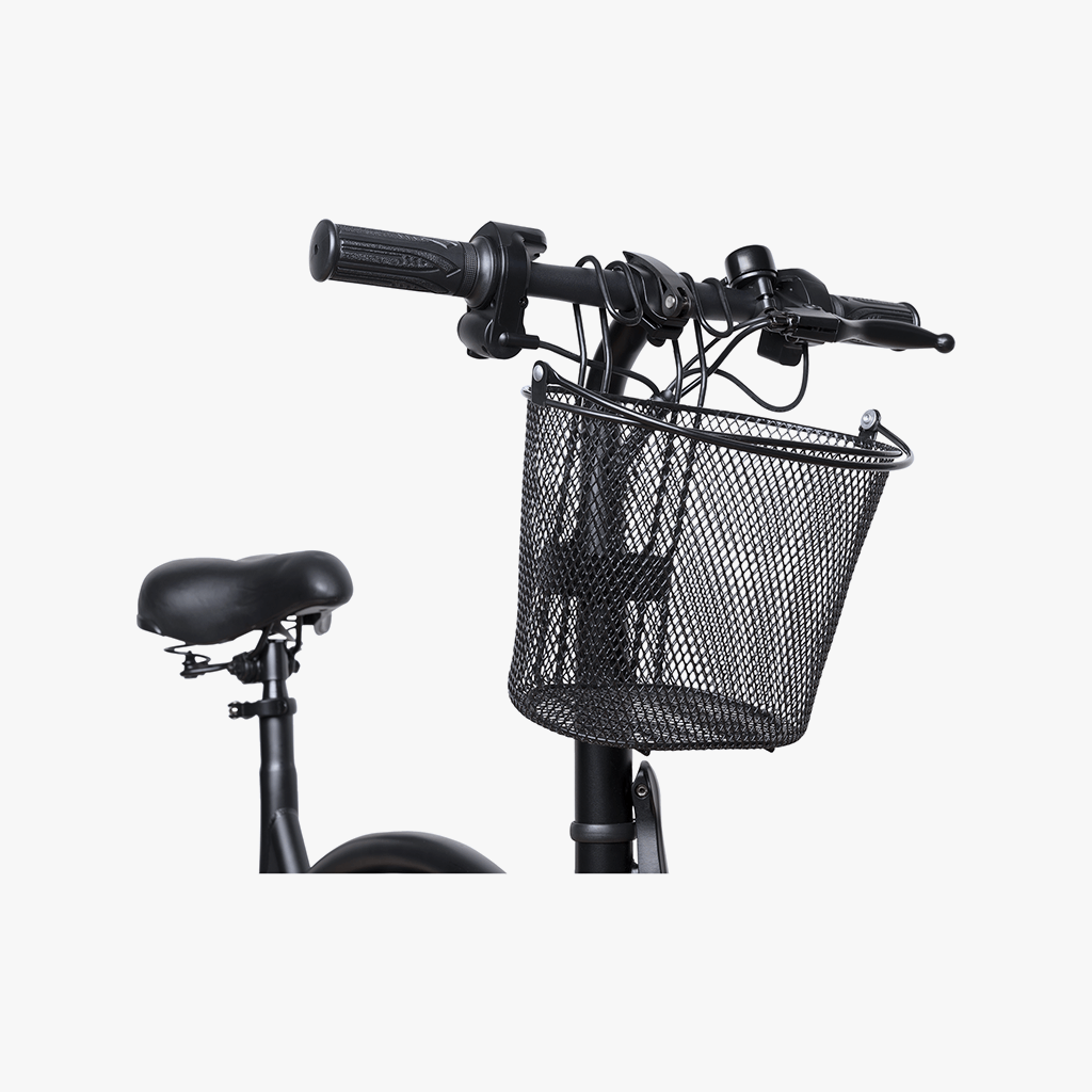 Premium Electric Bike Front Basket - Durable & Waterproof Cargo Carrier for Commuting & Shopping | Perfect for E-Bike Accessories & Urban Rides
