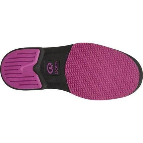 Dexter Women's DexLite Pro BOA Bowling Shoes - Black & Purple Color - Right Hand - Perfect for League Play & Tournament Bowling