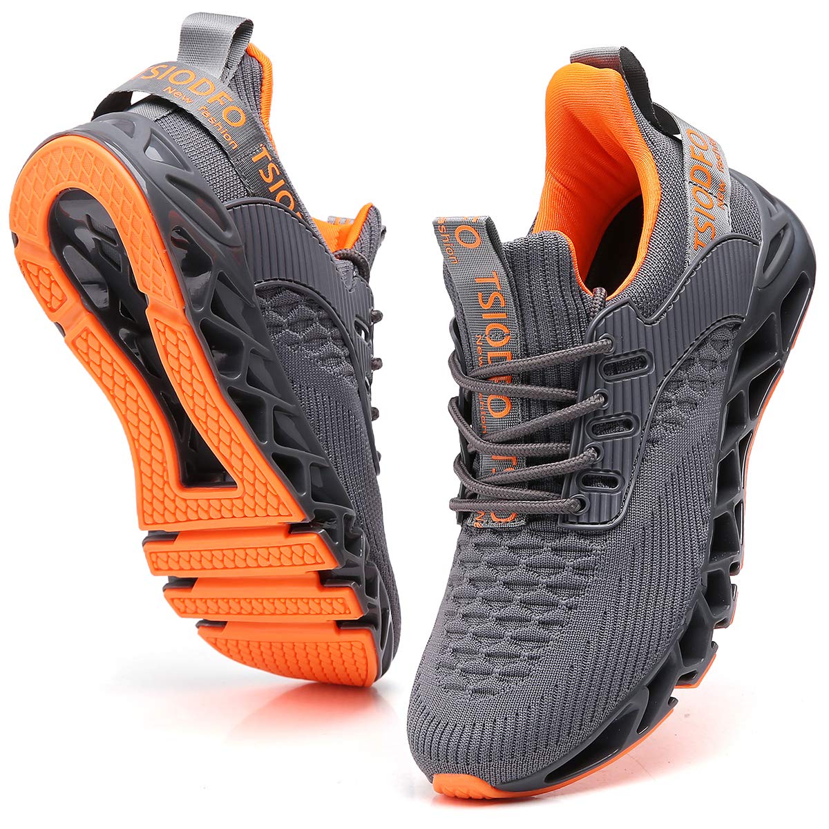 Men's Non-Slip Running Shoes - Lightweight Athletic Tennis Walking Sneakers for Gym, Workout & Casual Wear