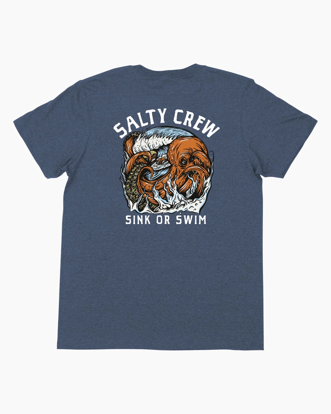 Salty Crew Tsunami T-Shirt for Men - Comfortable Surf & Beach Wear - Perfect for Surfing, Fishing, and Outdoor Activities