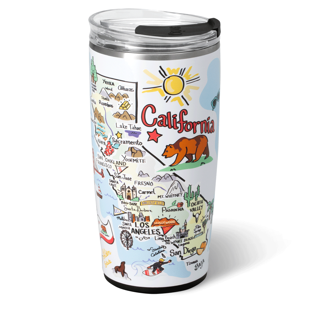 22oz Arizona Tumbler - Insulated Stainless Steel Travel Mug with Lid & Straw - Perfect for Hot/Cold Drinks, Office, Gym & Outdoor Activities