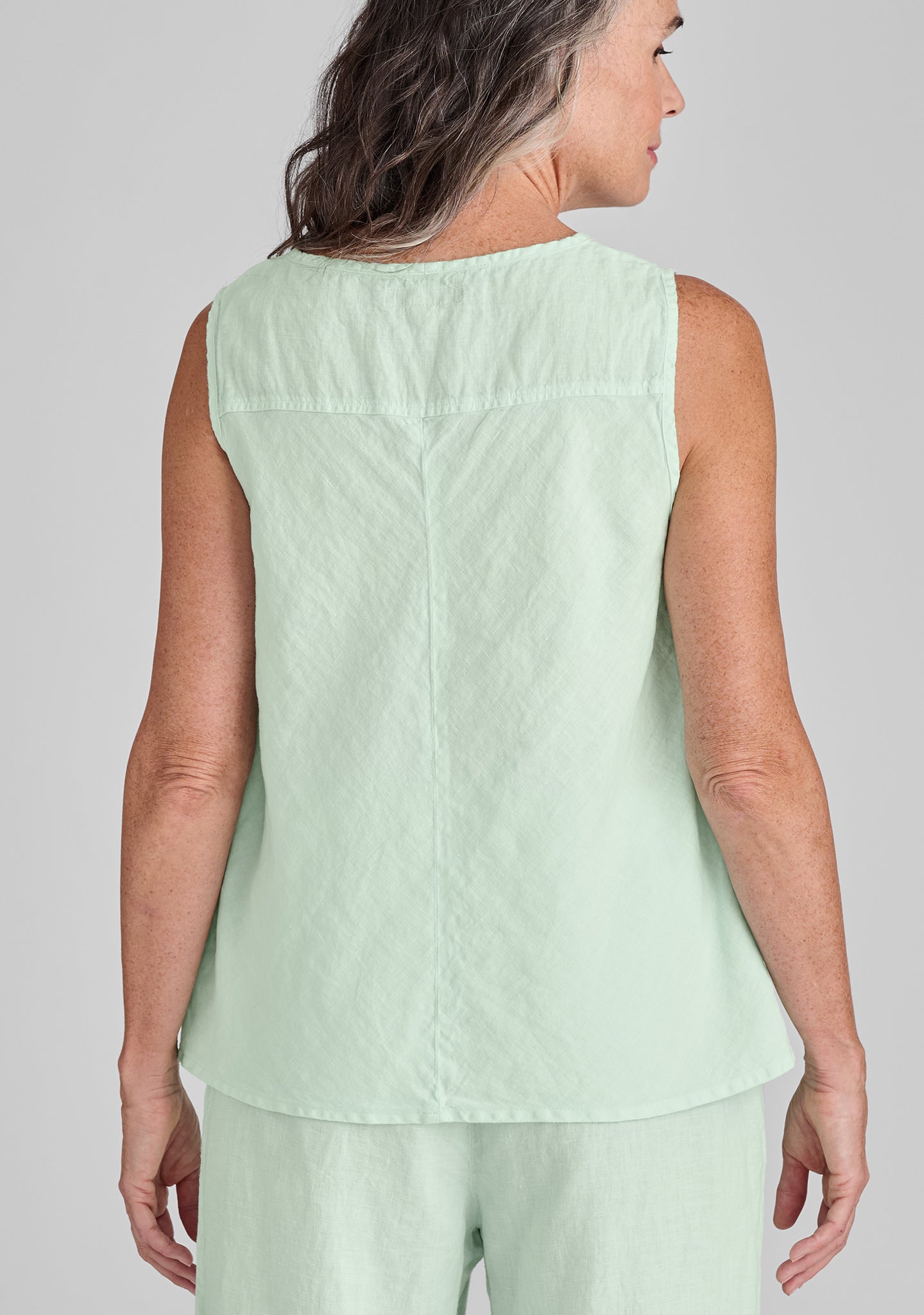 Roadie Top Linen Tank Top for Women - Breathable Summer Casual Wear - Perfect for Beach, Travel & Everyday Outfits