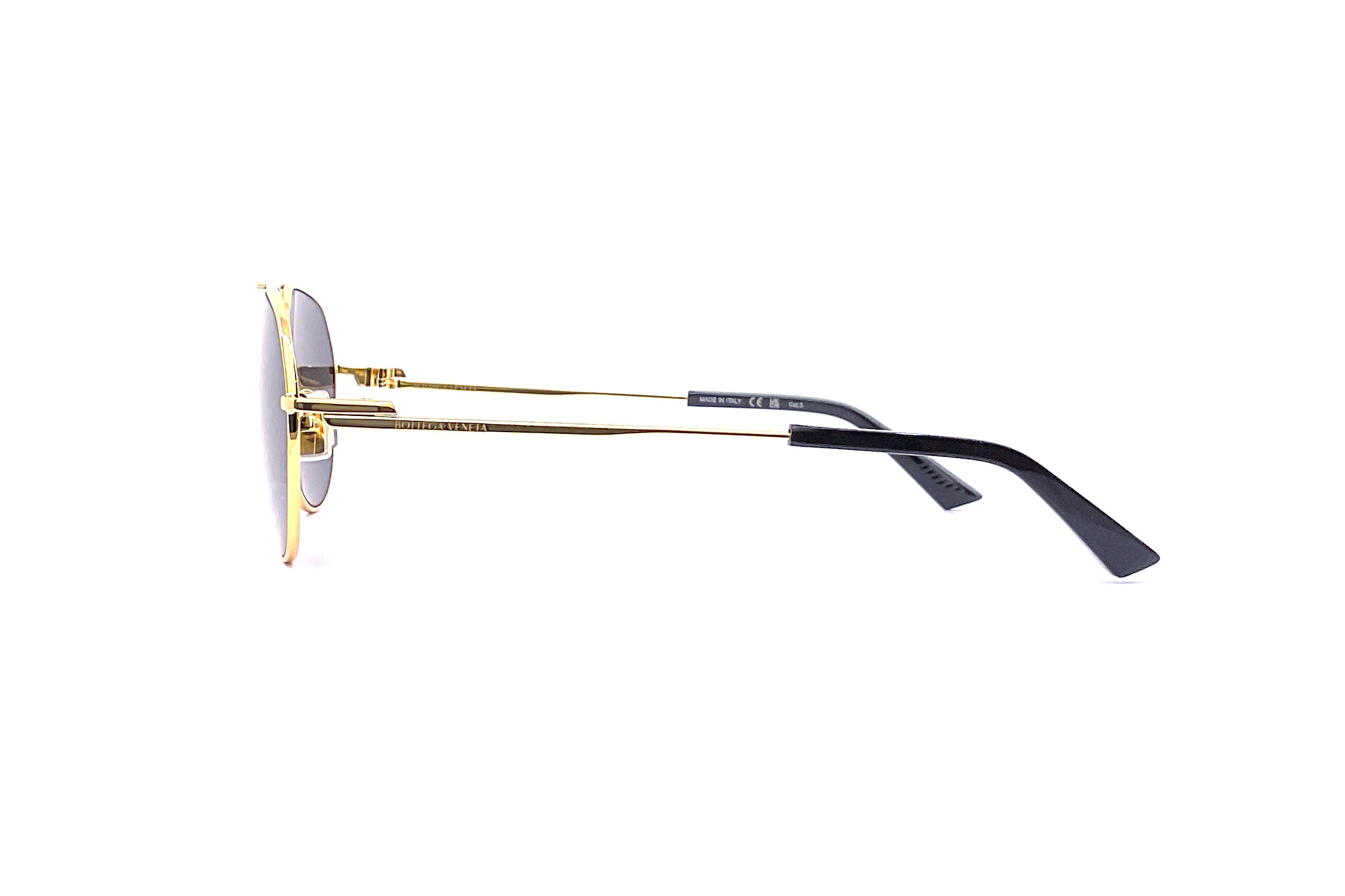 Bottega Veneta BV1302S (001) Sunglasses - Luxury Designer Shades for Men & Women - Perfect for Outdoor Activities, Travel, and Fashion Statements