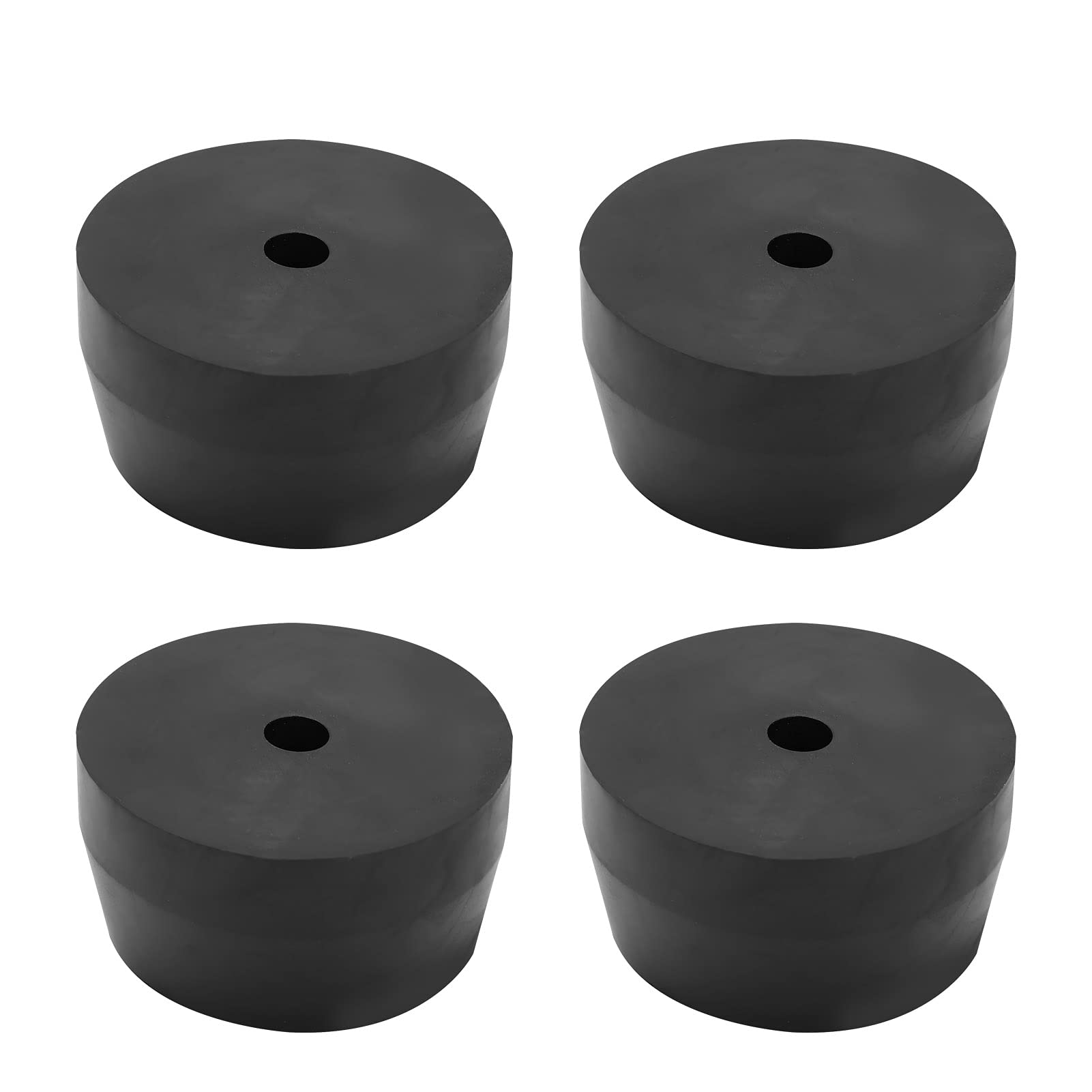 Garosa 4Pcs Black Anti-Vibration Rubber Feet Pads - Replacement Compressor Feet for 1P 2.5P 3P 4P 5P Air Compressors & Generators - Reduce Noise & Vibration in Workshops, Garages & Job Sites
