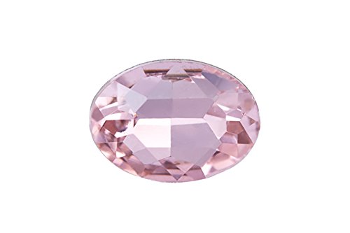 5pcs Pink Oval Rhinestone Embellishments - 18x13mm Crystal with Foil Back (3 Pack Bundle) - Save $2 - Perfect for DIY Crafts, Jewelry Making, and Nail Art