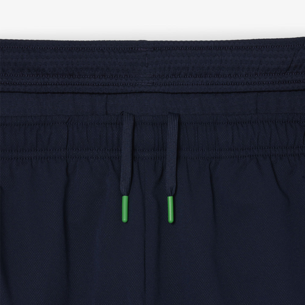Lacoste Men's Novak Djokovic Tennis X Sweatsuit - Navy Blue & Green Athletic Jogger Set for Casual Wear & Sports Training