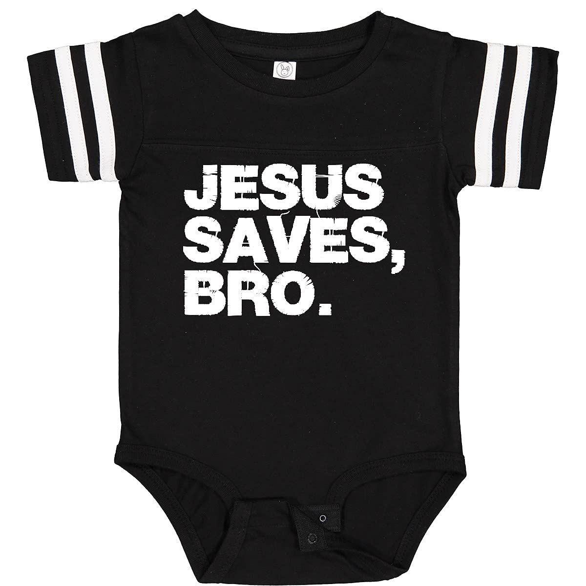 Inktastic Jesus Saves, Bro. Baby Bodysuit - Cute Christian Outfit for Infants, Baptism, Church & Family Gatherings