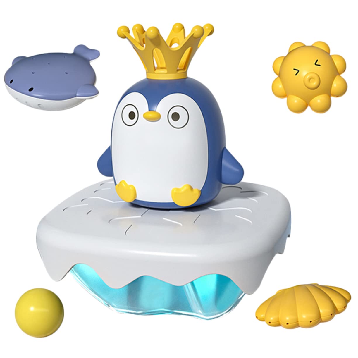 UPKOCH 3 Pack Penguin Water Spray Bath Toys for Kids - Fun Squirt Sprinkler Bathtub Toys for Toddlers & Babies | Perfect for Bath Time Play, Pool Parties & Outdoor Water Activities